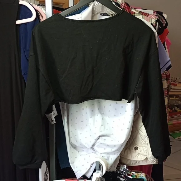 C) SHEIN Black Cropped Top - Picture 4 of 5